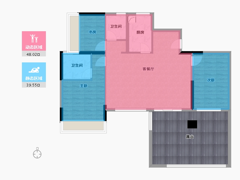 贵州省-贵阳市-铁建城-112.00-户型库-动静分区