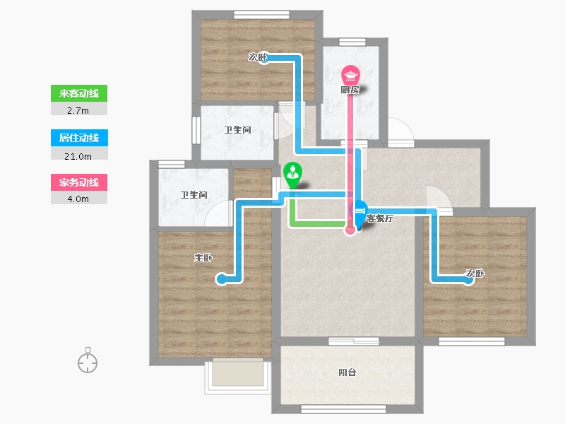 江西省-上饶市-正博家园-90.04-户型库-动静线