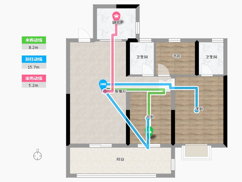 湖南省-衡阳市-高新未来城文创谷-87.11-户型库-动静线