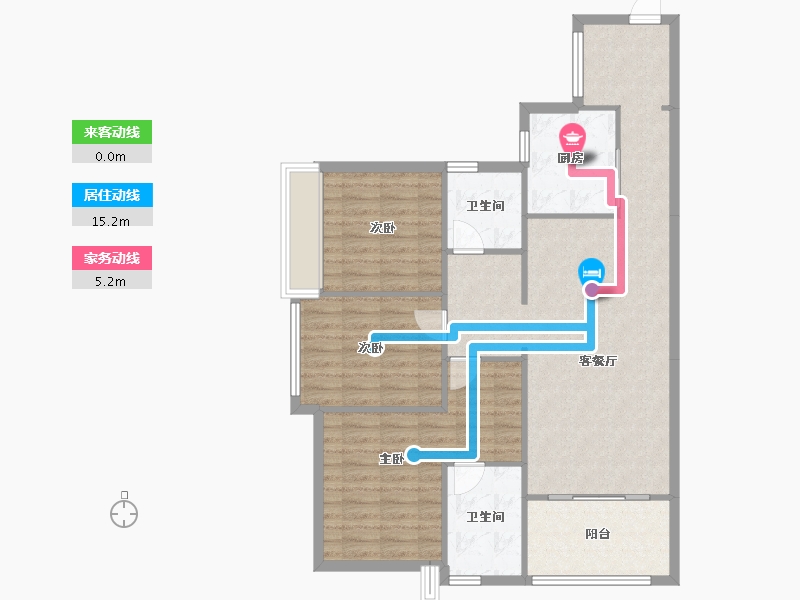 广东省-广州市-星河智荟-81.00-户型库-动静线