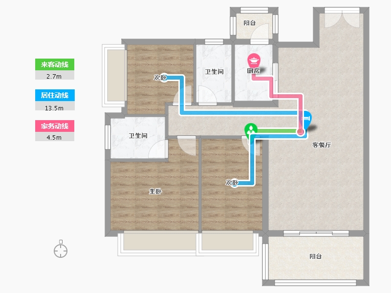 广东省-汕尾市-裕丰豪庭-97.42-户型库-动静线