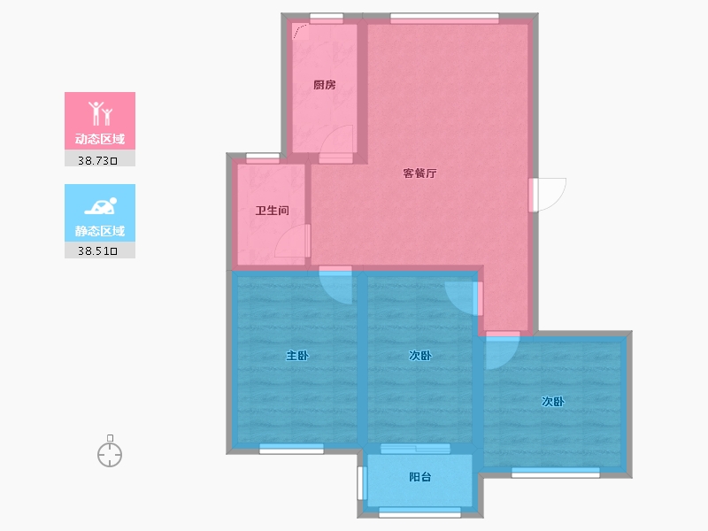 山东省-济宁市-贵和苑-68.00-户型库-动静分区