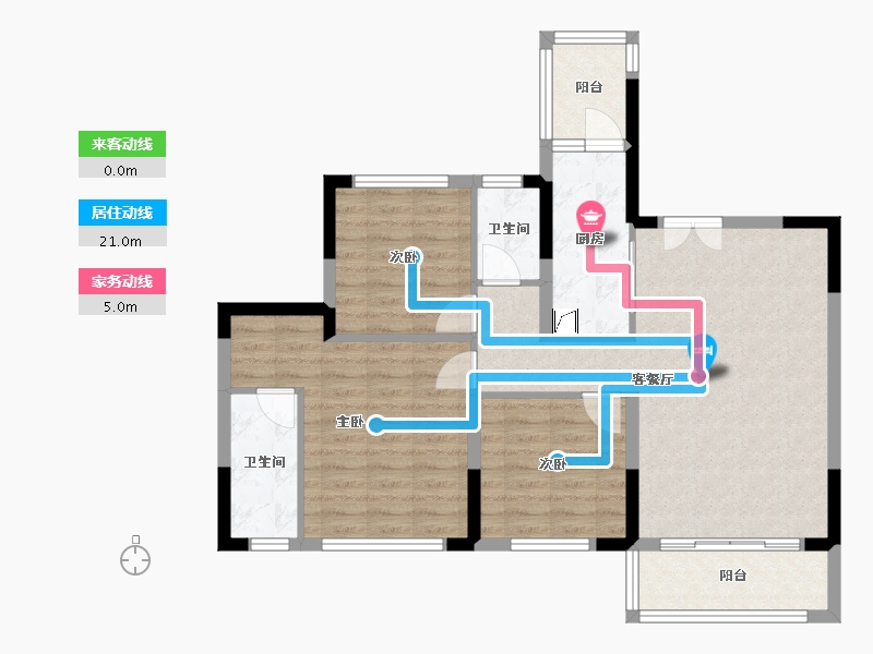 四川省-自贡市-自贡-邦泰熙贡府项目-90.00-户型库-动静线