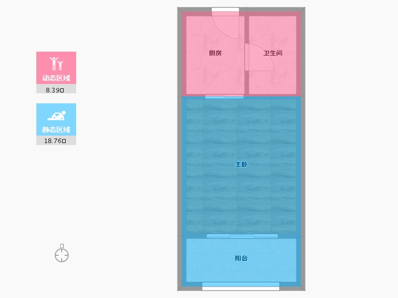 北京-北京市-安苑东里-24.00-户型库-动静分区