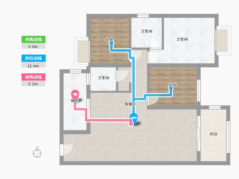 广西壮族自治区-南宁市-武鸣进修学校-80.00-户型库-动静线