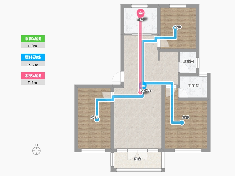 河北省-邢台市-福诚嘉苑-92.87-户型库-动静线