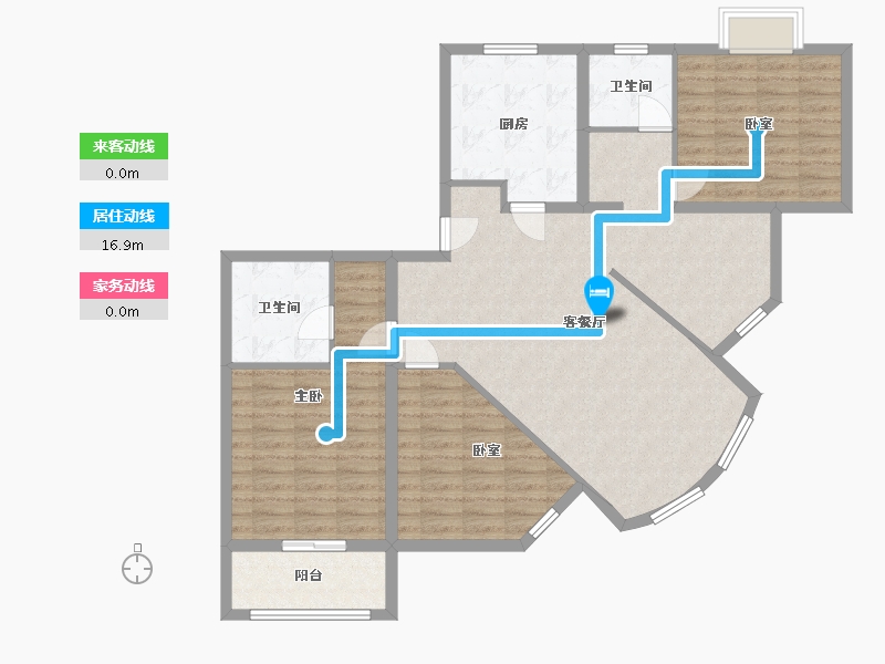 上海-上海市-同汇苑-112.00-户型库-动静线