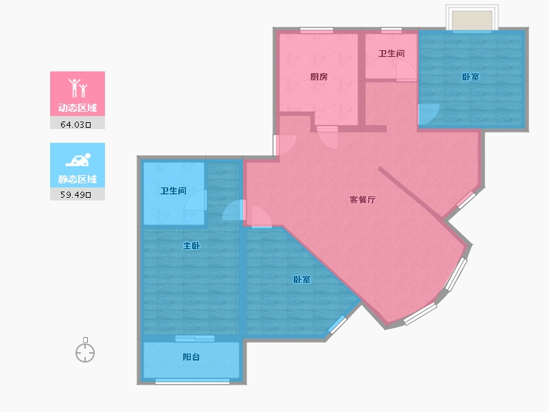 上海-上海市-同汇苑-112.00-户型库-动静分区