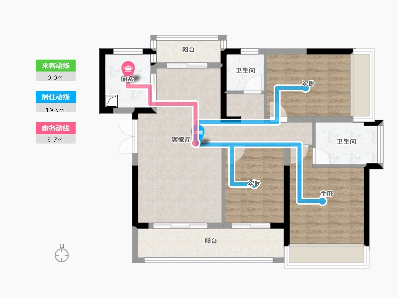 广东省-深圳市-招商嵘玺家园-98.00-户型库-动静线