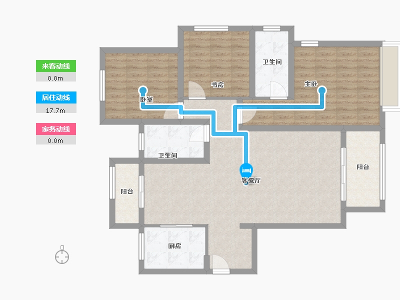 河南省-驻马店市-中泓河南尚城-110.00-户型库-动静线