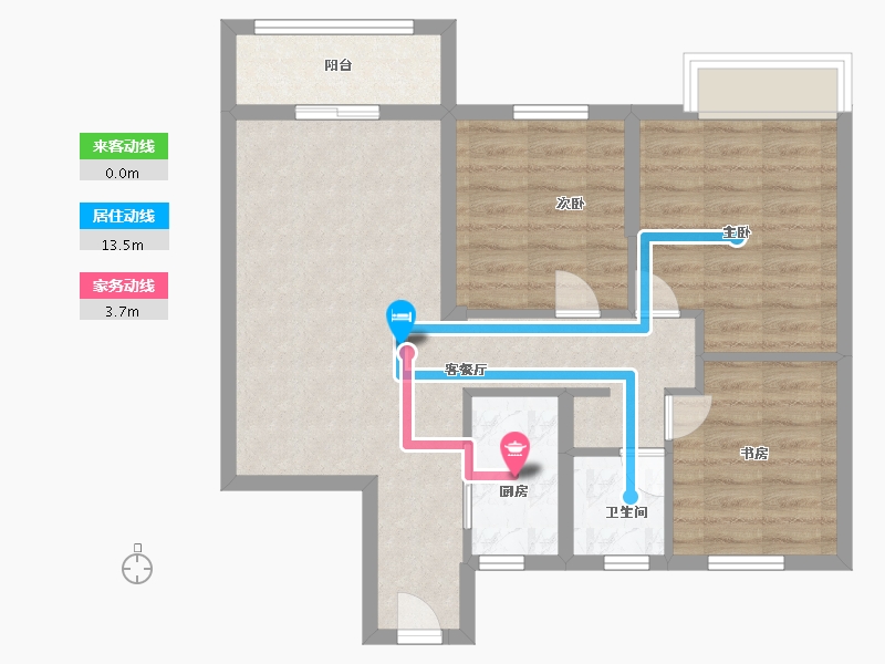 江西省-南昌市-新建城-69.34-户型库-动静线