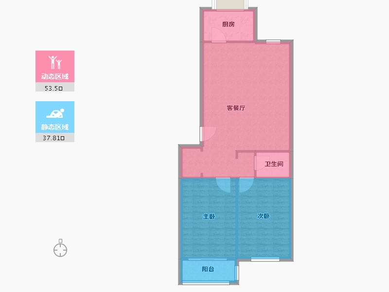 河北省-石家庄市-义西小区-84.00-户型库-动静分区