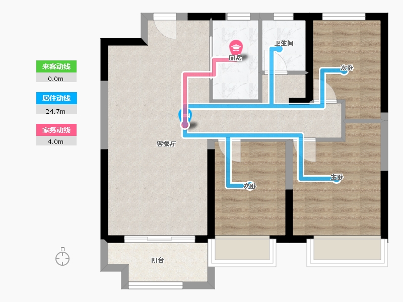 山东省-德州市-金辰天悦壹品-90.00-户型库-动静线