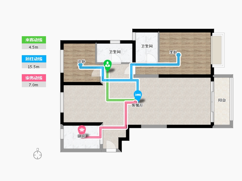 山西省-运城市-五洲芳华-101.00-户型库-动静线