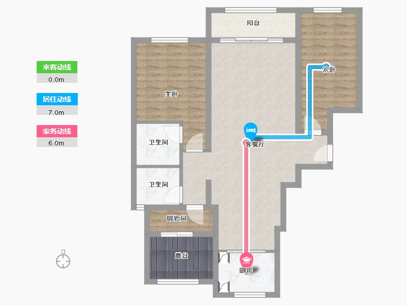 宁夏回族自治区-银川市-翰悦府-98.00-户型库-动静线