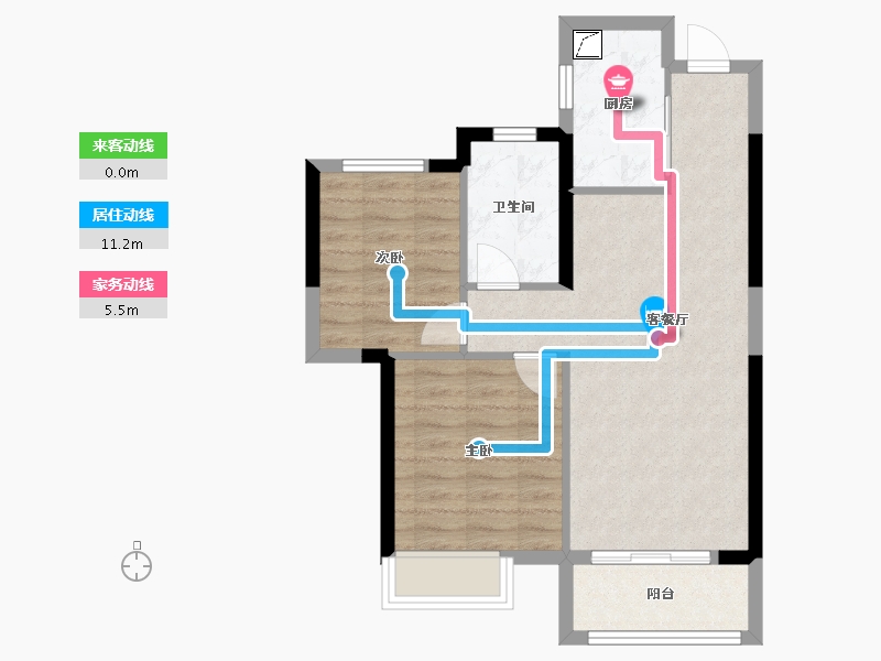 湖北省-武汉市-国博-73.00-户型库-动静线