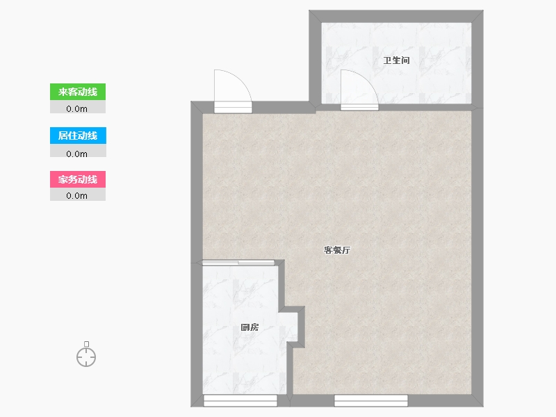 河南省-郑州市-首座国际公寓-11号楼-43.23-户型库-动静线