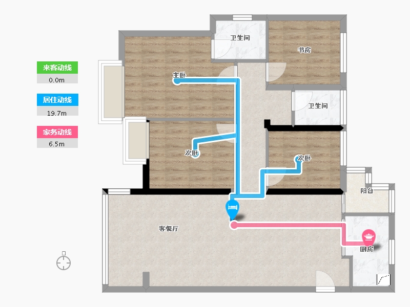 福建省-泉州市-奧園上林苑-115.00-户型库-动静线