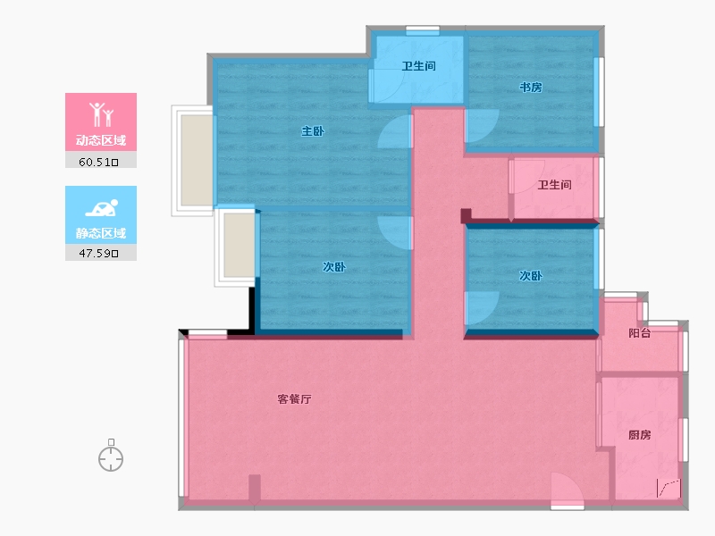 福建省-泉州市-奧園上林苑-115.00-户型库-动静分区