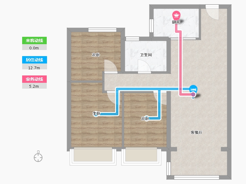 河南省-周口市-周口碧桂园天玺湾-90.00-户型库-动静线