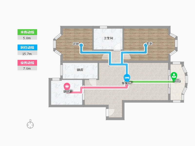 上海-上海市-安亭雅苑-92.20-户型库-动静线