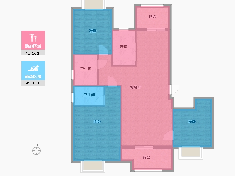 福建省-泉州市-和风-98.00-户型库-动静分区