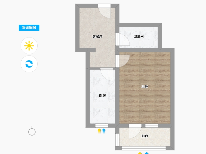 北京-北京市-甘家口小区-32.30-户型库-采光通风