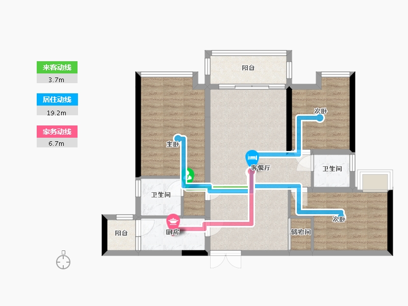 云南省-昭通市-上善雅苑悦然庄-95.00-户型库-动静线