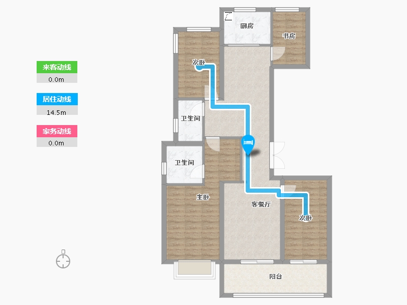 浙江省-温州市-宏地首府-100.00-户型库-动静线