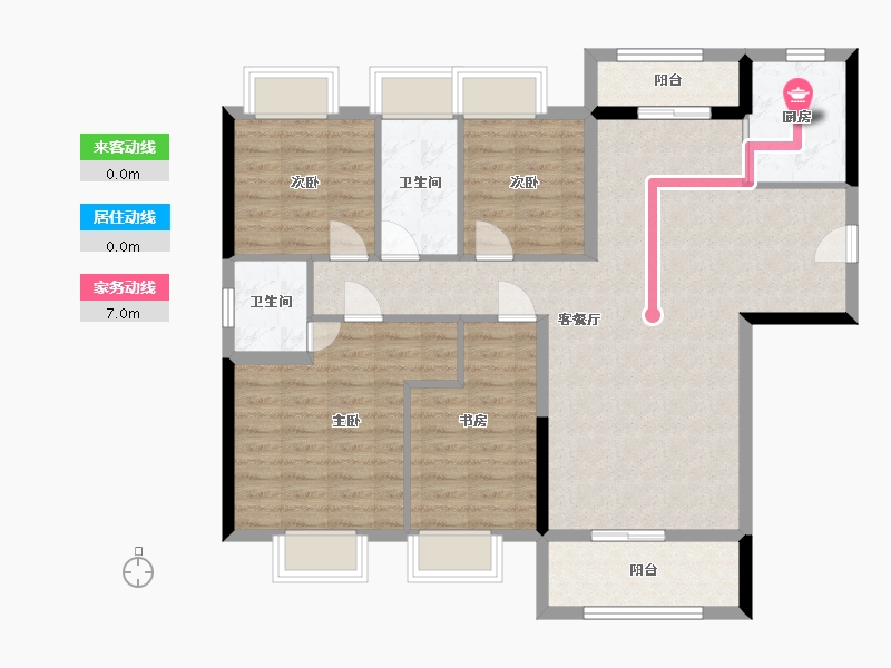 湖北省-宜昌市-建投见山-110.00-户型库-动静线