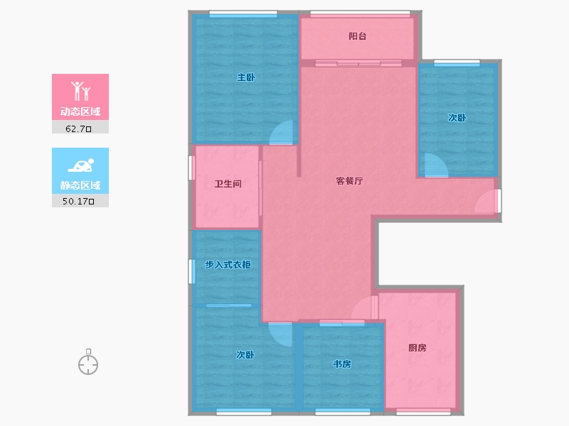 山东省-烟台市-中央公园-89.00-户型库-动静分区