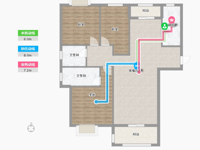 湖北省-宜昌市-御湖园-120.00-户型库-动静线