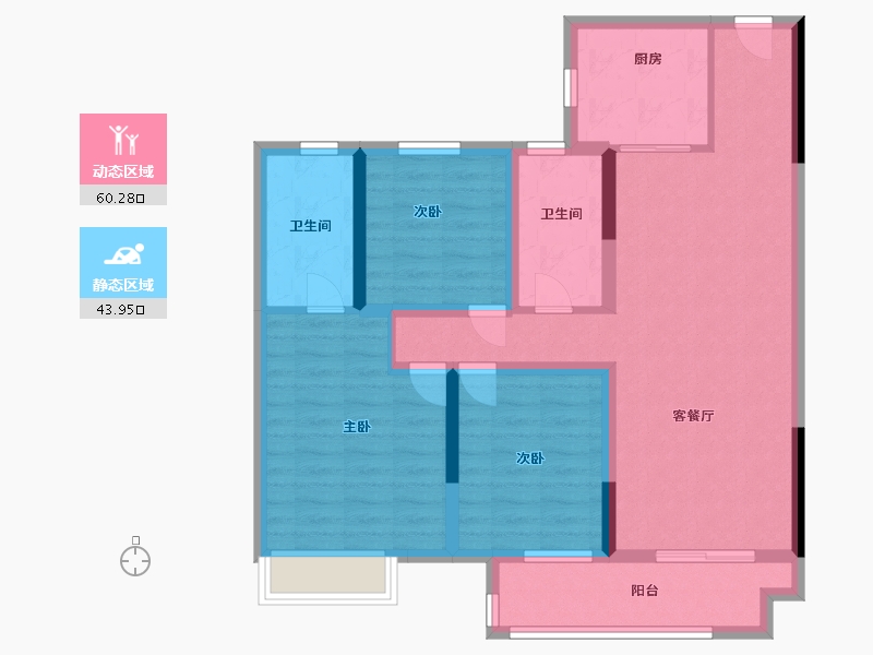 河南省-南阳市-新野建业城-92.22-户型库-动静分区