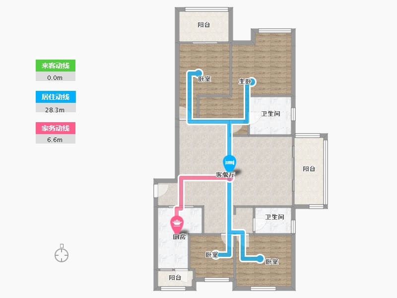 江苏省-淮安市-建华观园-114.50-户型库-动静线