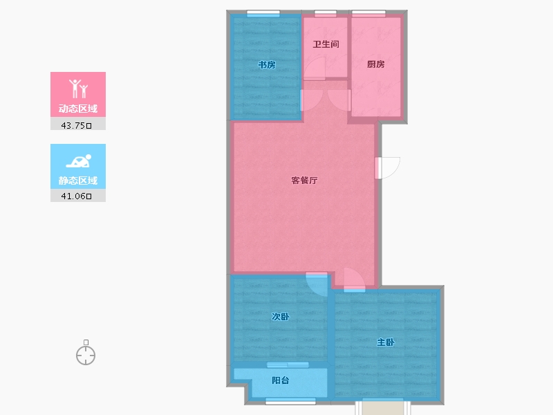 山东省-潍坊市-恒信宝通御园-92.00-户型库-动静分区