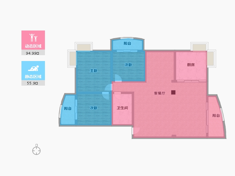 湖北省-武汉市-鹦鹉花园-240.00-户型库-动静分区