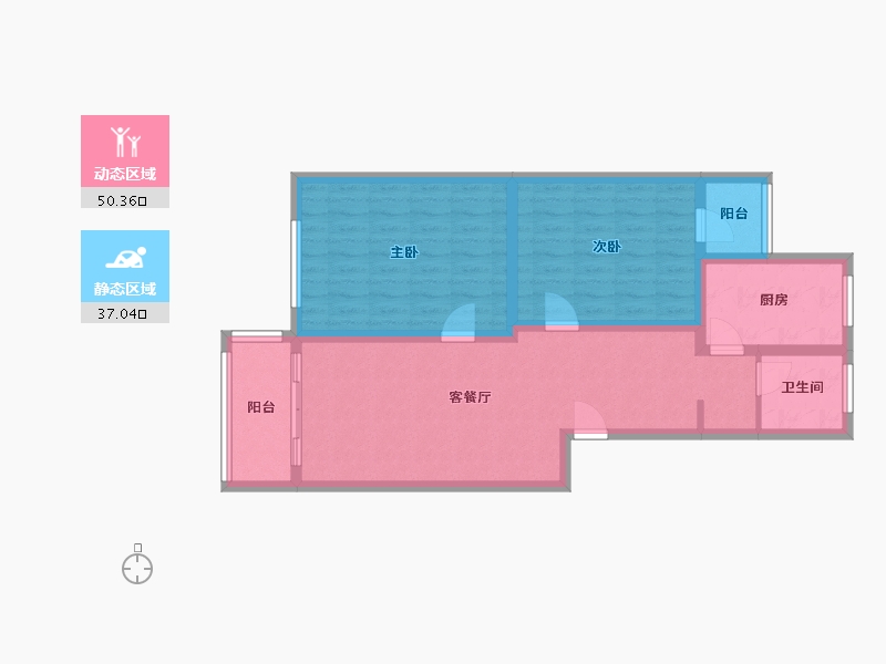 上海-上海市-兰花教师公寓-南区-69.00-户型库-动静分区