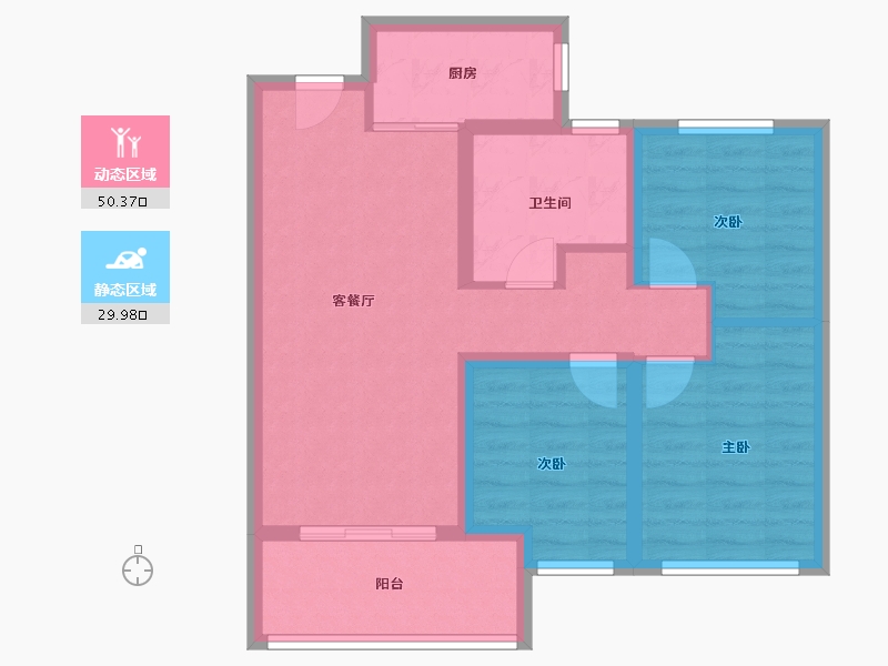 湖北省-武汉市-保利军运村-97.97-户型库-动静分区