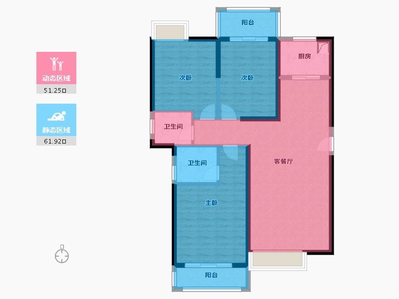 福建省-漳州市-西湖片区-100.00-户型库-动静分区