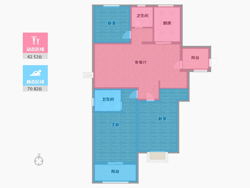 江苏省-常州市-滨江明珠城-120.00-户型库-动静分区