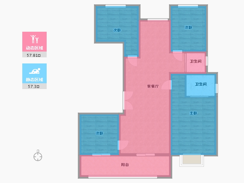 云南省-昆明市-君庭云邸-109.00-户型库-动静分区