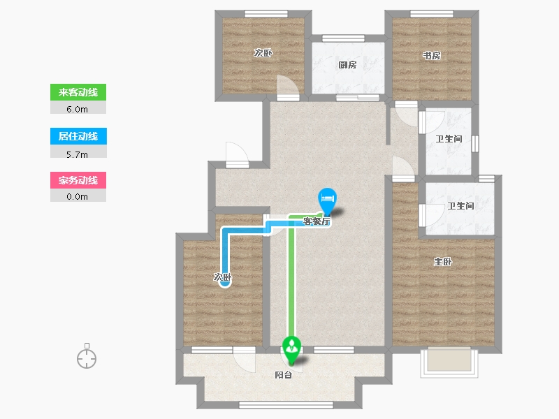 山东省-济宁市-红星瑞马·世家-120.00-户型库-动静线