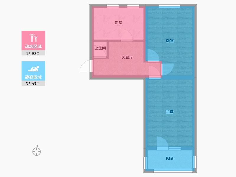 北京-北京市-核二院-45.90-户型库-动静分区