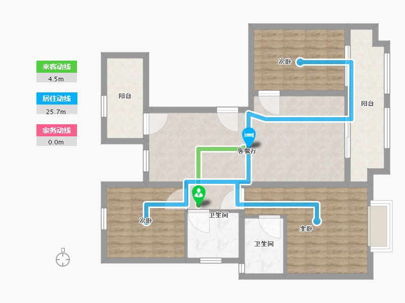 河南省-漯河市-昌建公园壹号院-95.00-户型库-动静线