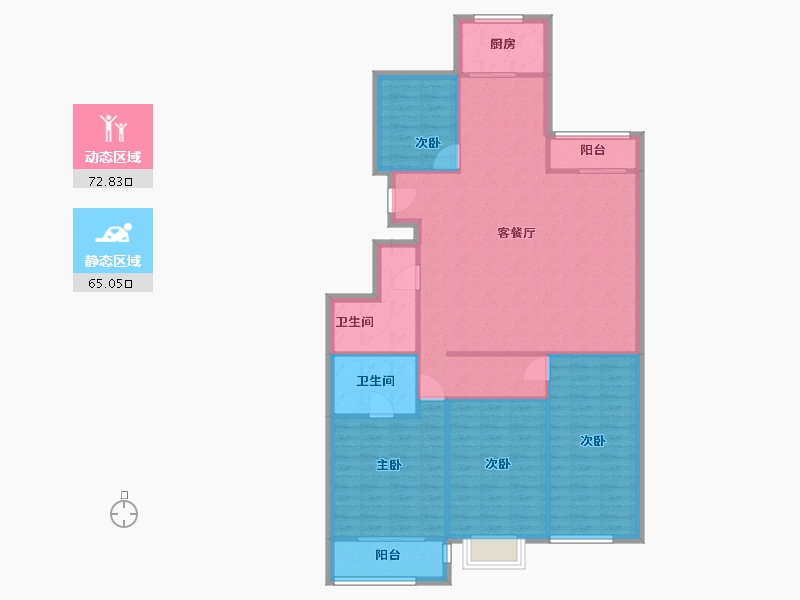 河北省-廊坊市-锦绣家园-120.00-户型库-动静分区