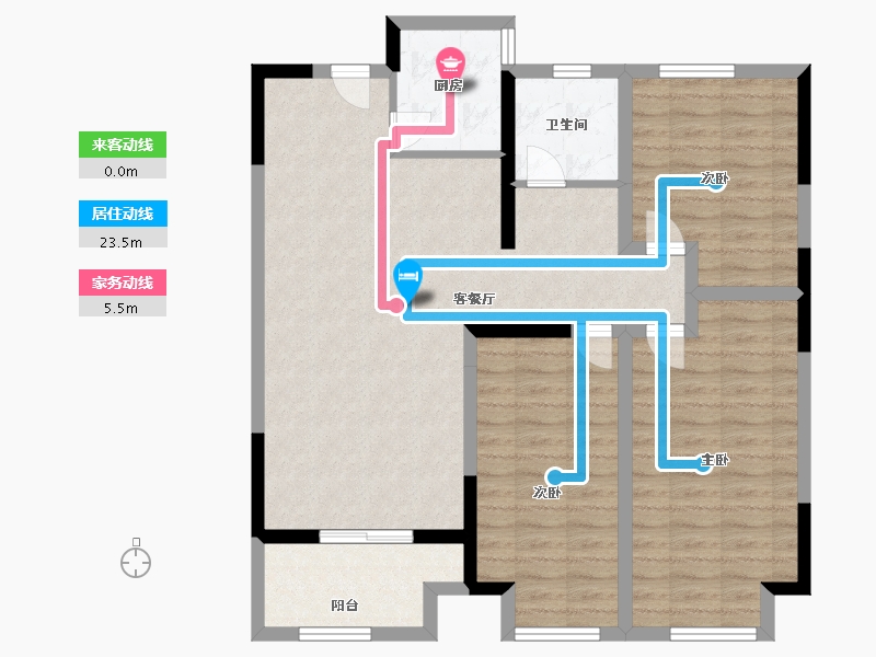 河南省-驻马店市-建业城-95.00-户型库-动静线