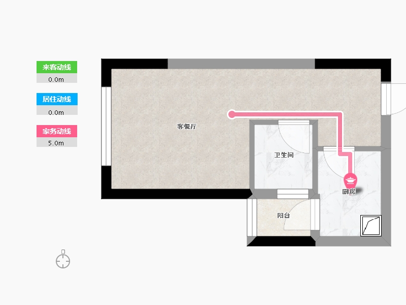 海南省-海口市-龙塘居-30.00-户型库-动静线