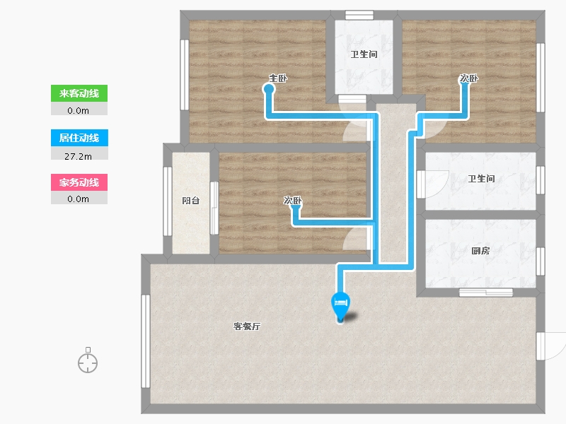 山西省-运城市-晋府壹号-104.00-户型库-动静线