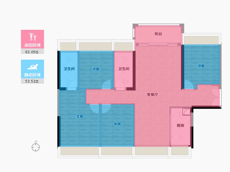 广东省-深圳市-京基智农山海御园-112.00-户型库-动静分区