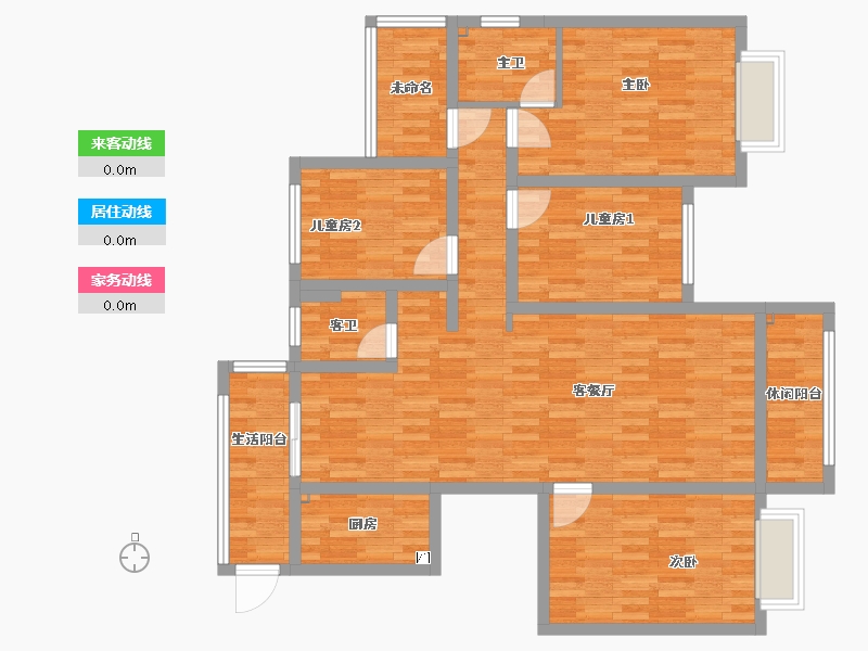 河南省-焦作市-征云悦城-110.90-户型库-动静线